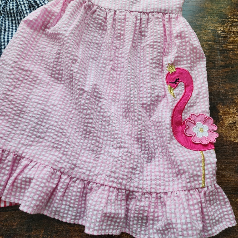 Counting Daisies Girls Seersucker Dress Bundle - Picture 4 of 9